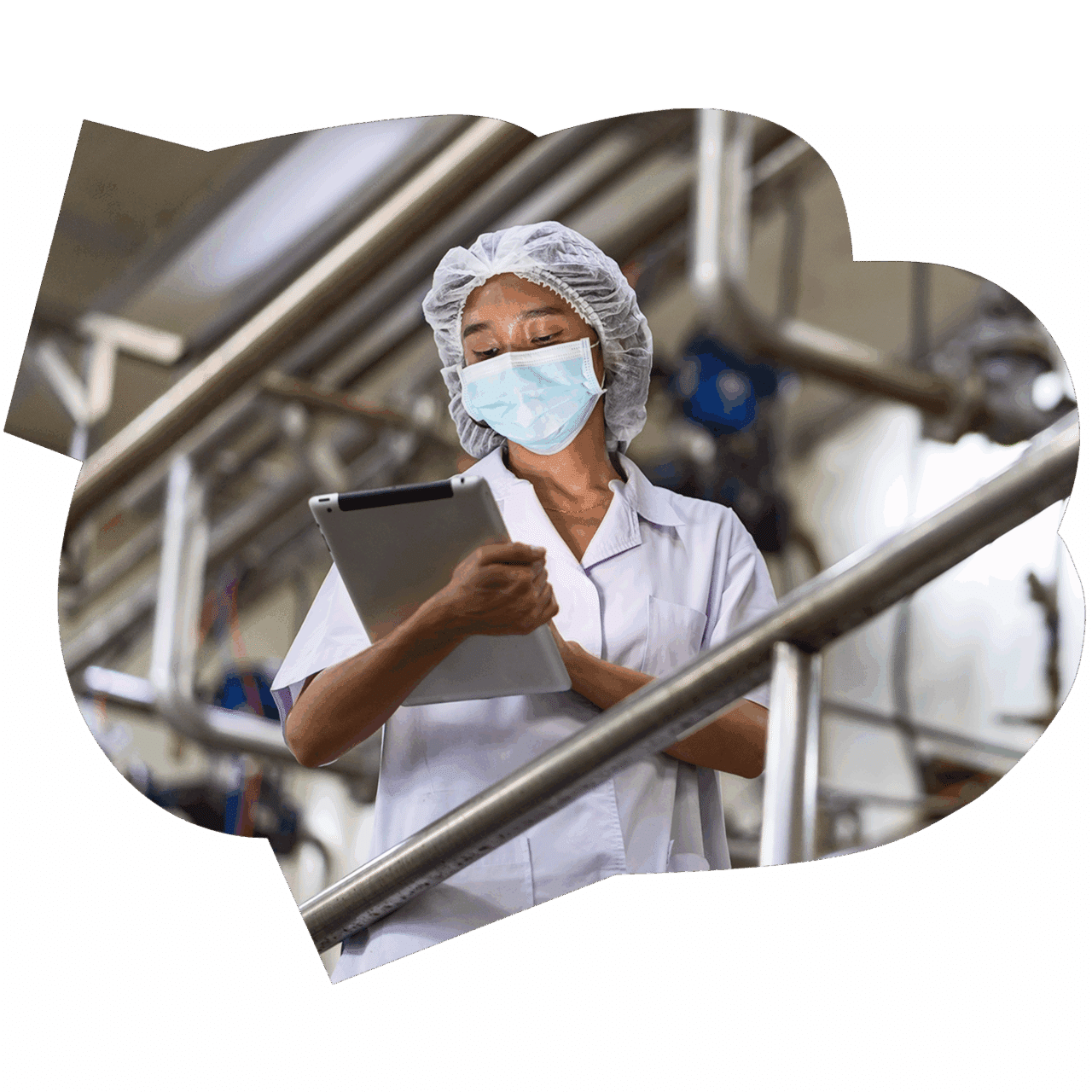 Control access in production areas