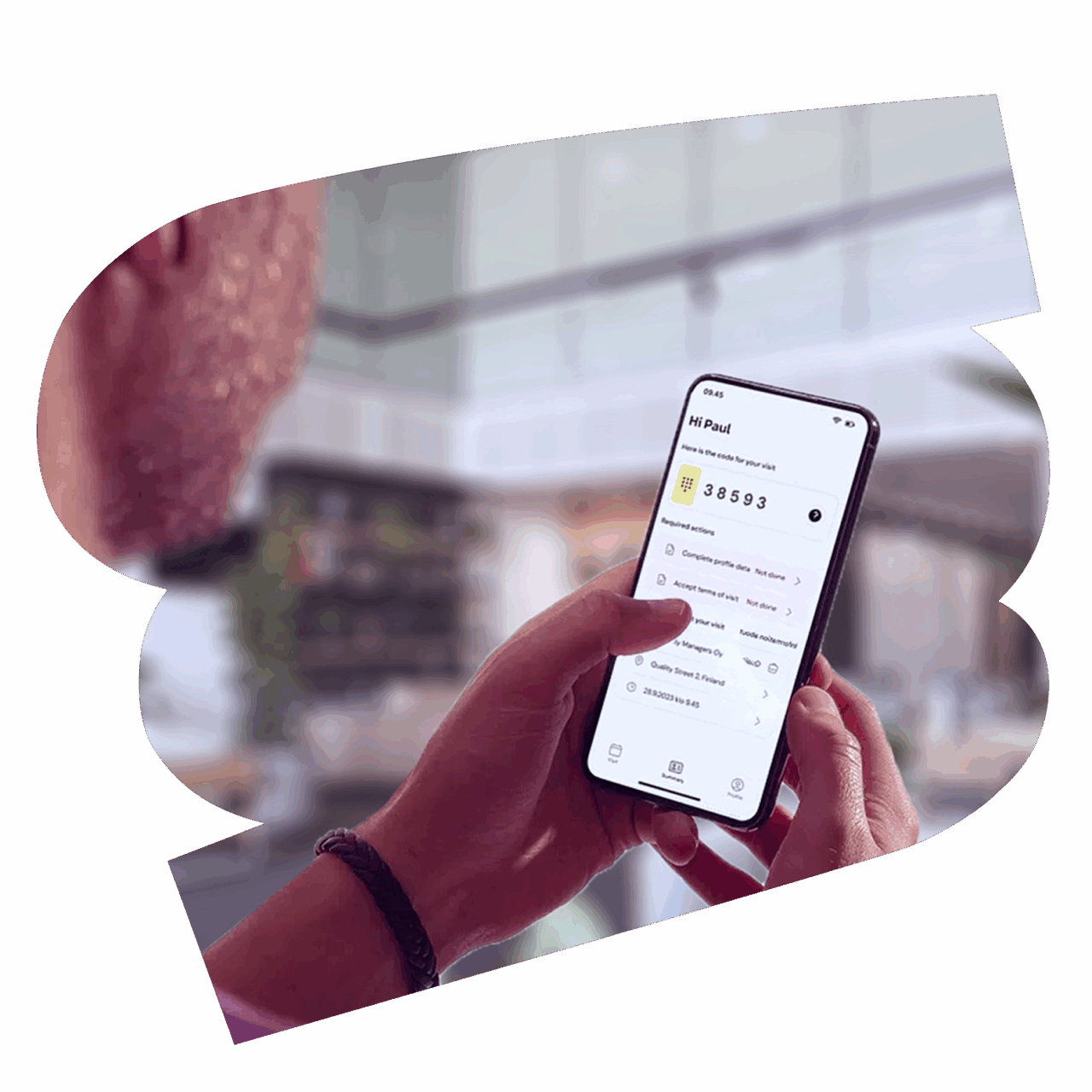 Automated invitations and safety inductions 