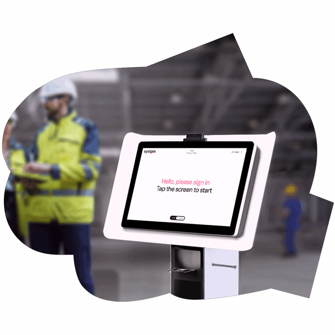 Stand out with unique self-service kiosks at reception 