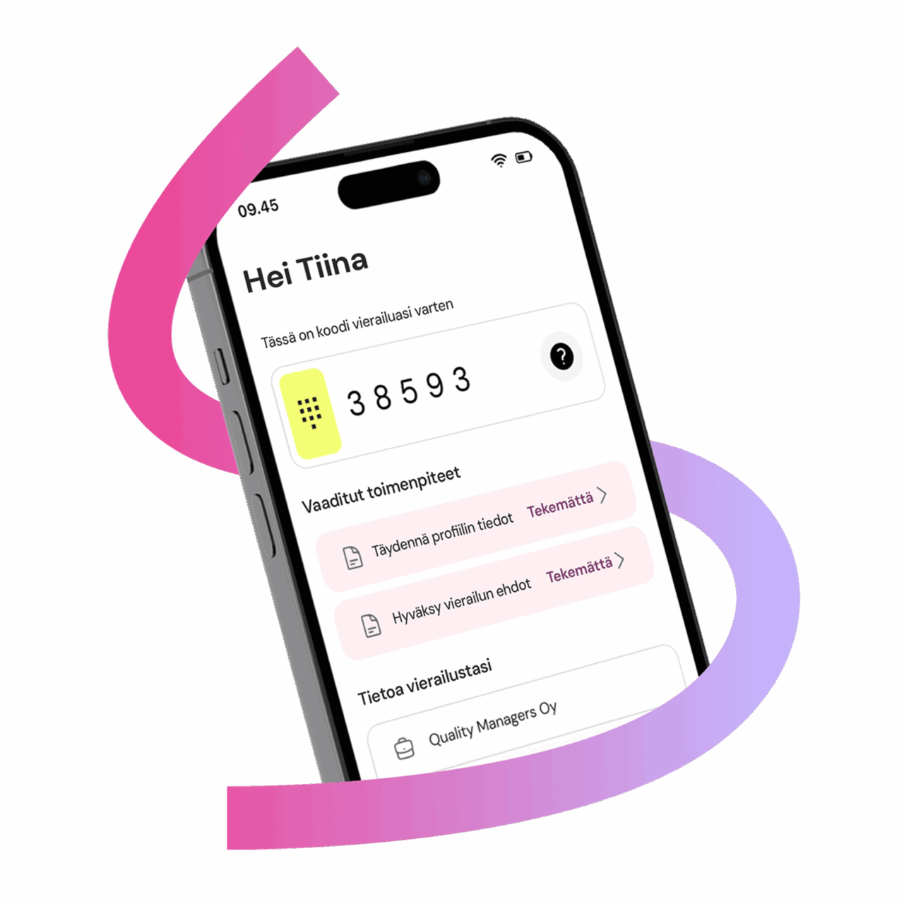 Vierailutiedot kätevästi mukana mobiilitoiminnoilla 